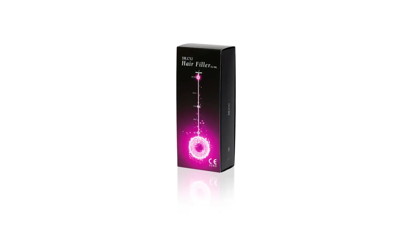 אריזת DR.CYJ Hair Filler עם שתי מזרקים של 1 מ"ל, תכשיר פפטידים וחומצה היאלורונית לקרקפת